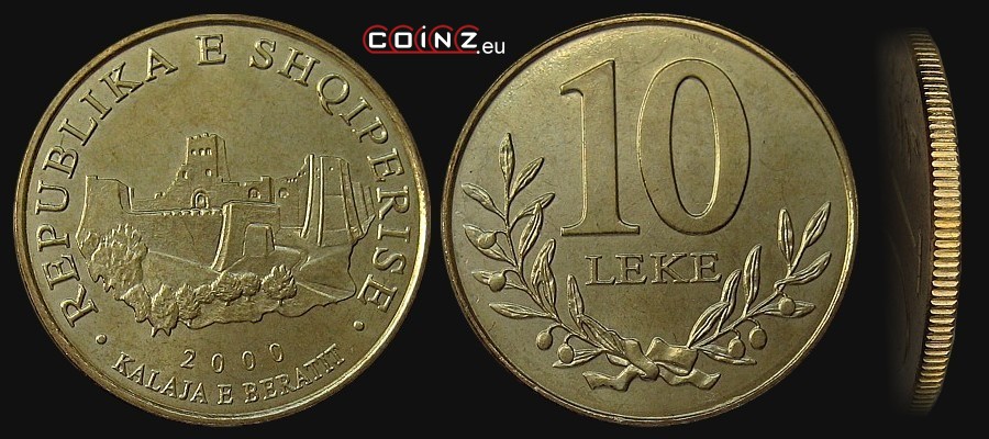10 leke 1996-2000 - Albanian coins