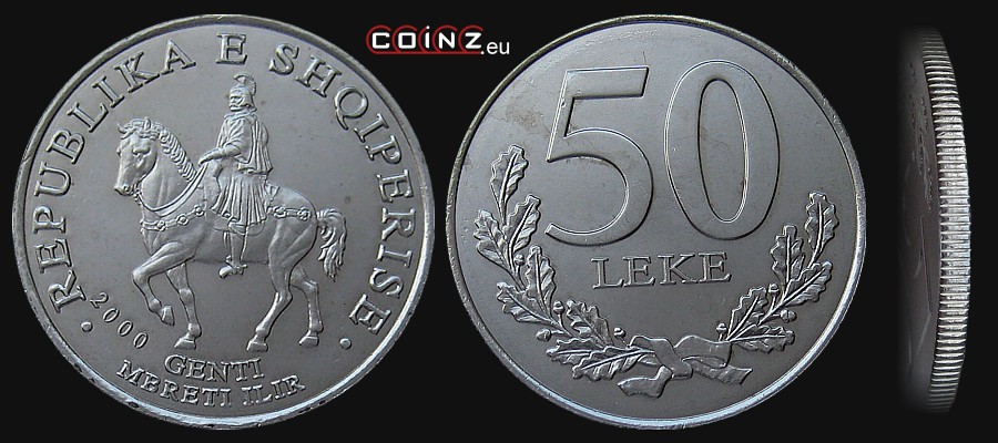 50 leke 1996-2000 - Albanian coins