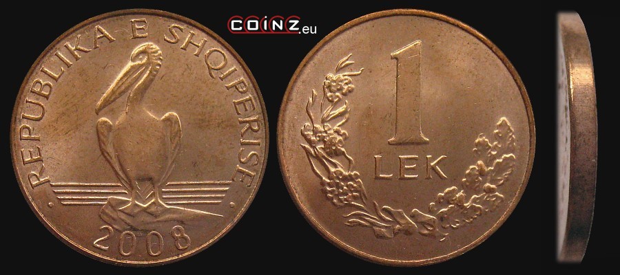 1 lek from 2008 - Albanian coins