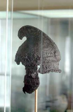 Ancient Illyrian helmet.