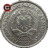 2 leke 1989 - Albanian coins