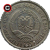 2 leki 1989 45 Rocznica Wyzwolenia - monety Albanii