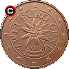 2 euro centy od 2002 - układ awersu do rewersu