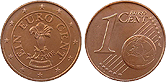 monety Austrii - 1 euro cent od 2002 