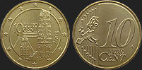 monety Austrii - 10 euro centów od 2008 