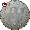 10 schilling 1957-1973 - obverse to reverse alignment
