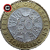 50 szylingów 2001 Era Szylinga - układ awresu do rewersu