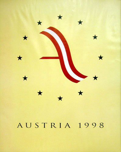 Logo austriackiej Prezydencji Rady Unii Europejskiej z 1998 r.