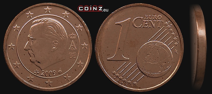 1 euro cent 2009-2013 - Belgian coins