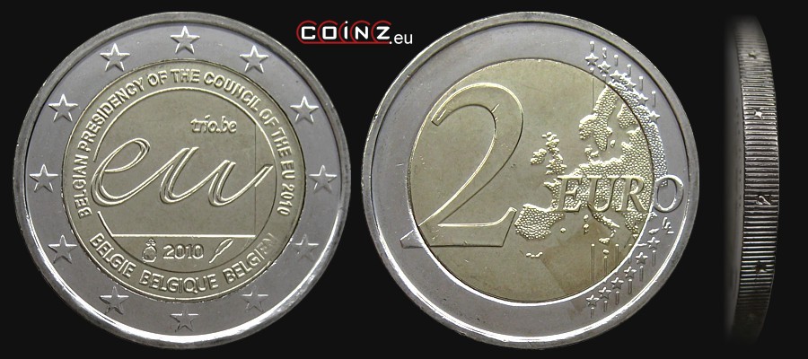 2 euro 2010 Prezydencja w UE - monety Belgii