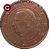2 euro centy 2009-2013 - układ awersu do rewersu