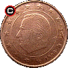 5 euro centów 1999-2007 - układ awersu do rewersu