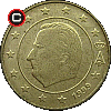 10 euro cent 1999-2005 - obverse to reverse alignment