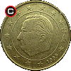 50 euro cent 1999-2004 - obverse to reverse alignment