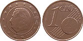 Belgian coins - 1 euro cent 1999-2007 