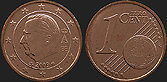 Belgian coins - 1 euro cent 2009-2013 