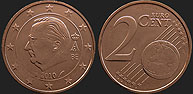 Belgian coins - 2 euro centy 2009-2013 