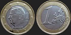 Belgian coins - 1 euro 2009-2013