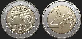 Belgian coins - 2 euro 2007 50 Rocznica Traktatów Rzymskich