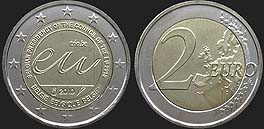 Belgian coins - 2 euro 2010 Prezydencja Belgii w Radzie UE