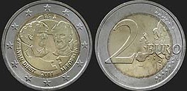 Belgian coins - 2 euro 2011 Stulecie Międzynarodowego Dnia Kobiet