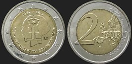 monety Belgii - 2 euro 2012 - 75 Lat Konkursu Królowej Elżbiety