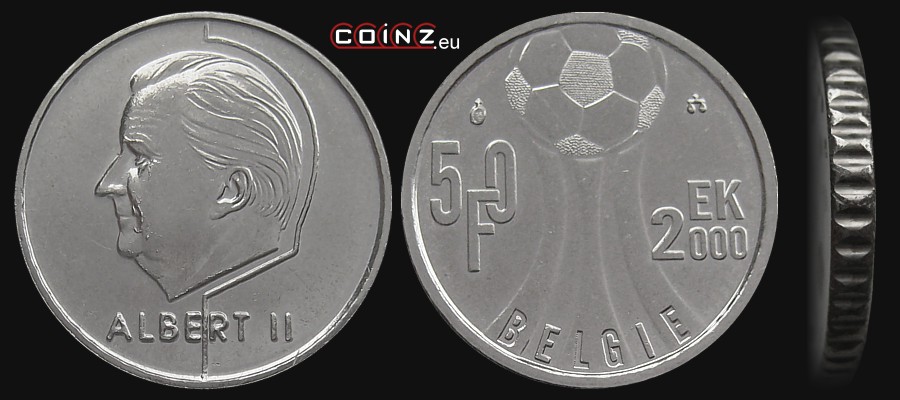50 frank 2000 EURO (Dutch) - Belgian coins