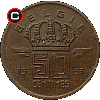 50 centimes 1952-1954 (Dutch) - Belgian coins