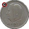 1 frank 1994-1998 (niderlandzka) - monety Belgii