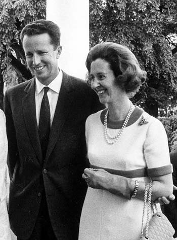 King Baudouin I and queen Fabiola 1969