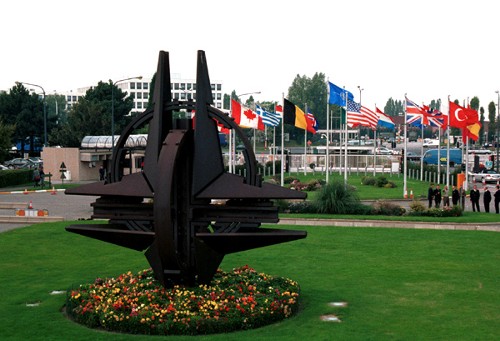 The monument of NATO in Brussels