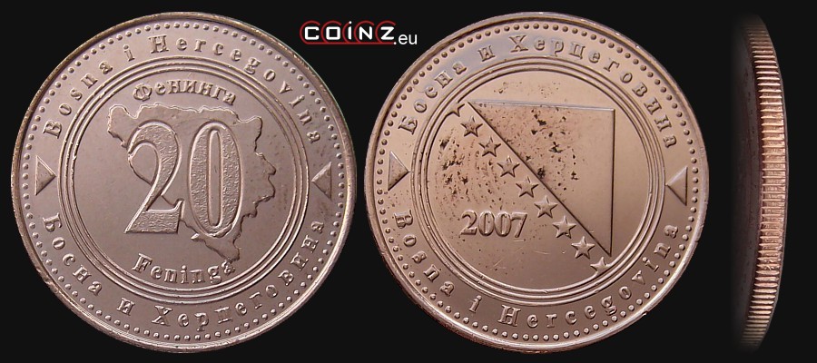 20 feninga from 1998 - coins of Bosnia and Herzegovina