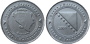 monety Bośni - 5 fenigów od 2005
