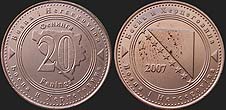monety Bośni - 20 fenigów od 1998