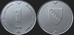 monety Bośni - 1 marka transferowa od 2000