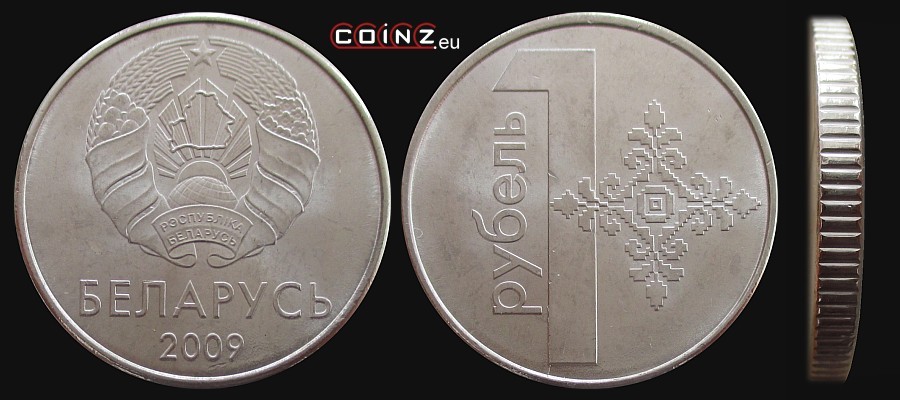 1 rubel od 2016 - monety Białorusi