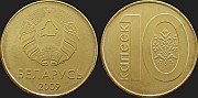 monety Białorusi - 10 kopiejek od 2016