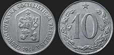 Czechoslovak coins - 10 haleru 1961-1971