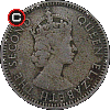 25 milów 1955 - monety Cypru