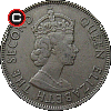 100 milów 1955-1957 - monety Cypru
