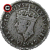 1 szyling 1949 - monety Cypru