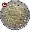 2 euro 2012 - Euro in Circulation - obverse to reverse alignment