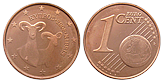 Cypriot coins - 1 euro cent from 2008