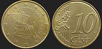 Monety Cypru - 10 euro centów od 2008