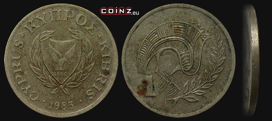 1 cent 1983 - monety Cypru