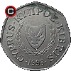 50 centów 1991-2004 - monety Cypru