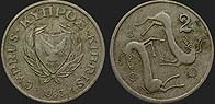 Cypriot coins - 2 cents 1983