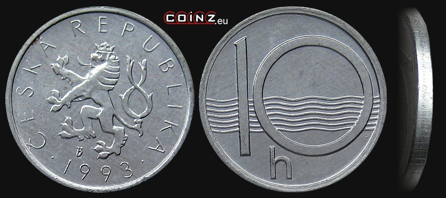 10 haleru 1993-2004 - Coins of Czechia