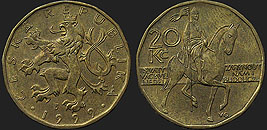 Czech coins - 20 korun from 1993