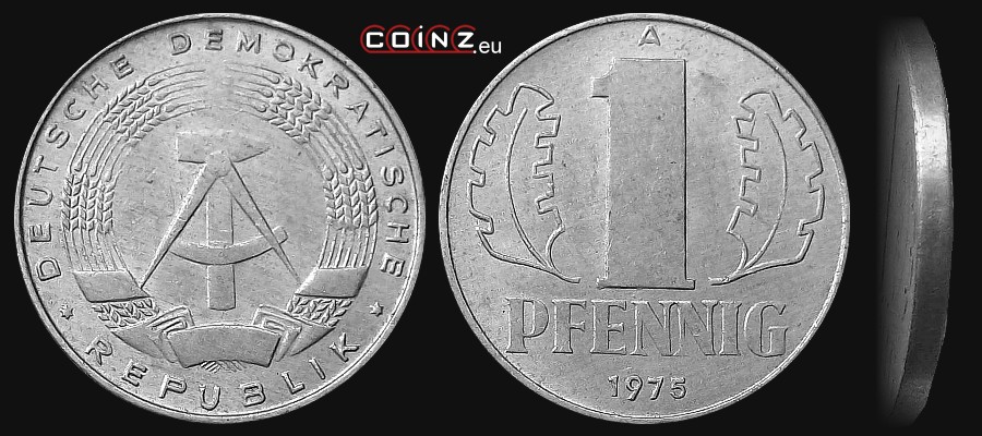 1 fenig 1960-1975 - monety Niemiec (NRD)